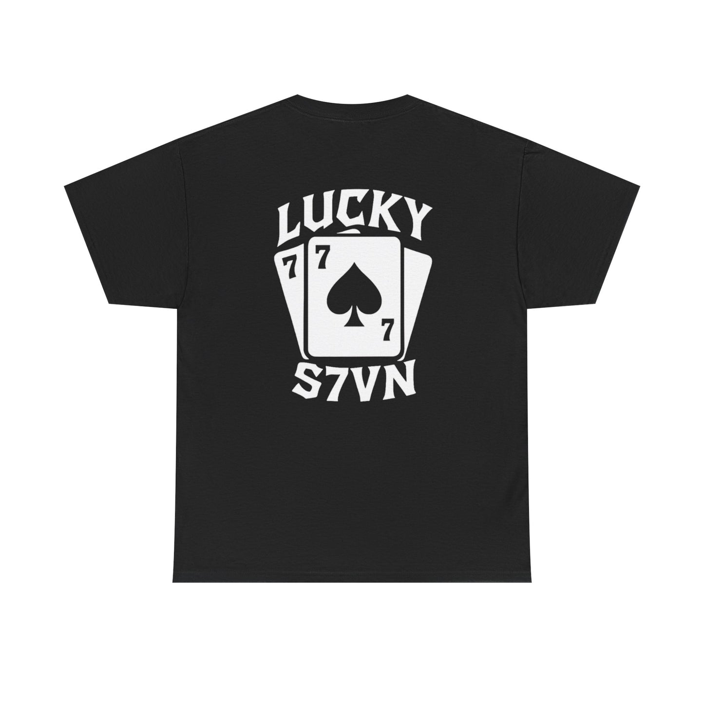 S7VN APPAREL Lucky S7VN Playing Cards Unisex Cotton T-Shirt