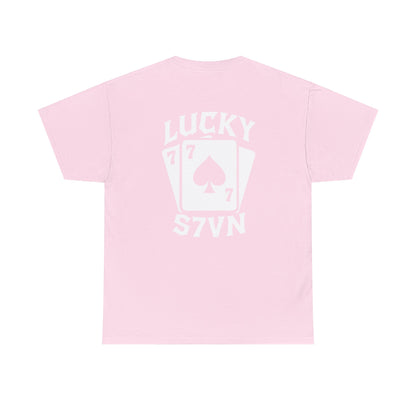 S7VN APPAREL Lucky S7VN Playing Cards Unisex Cotton T-Shirt