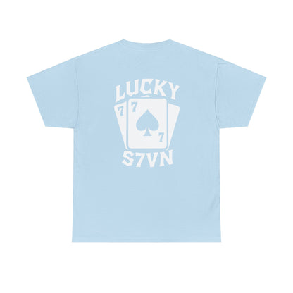 S7VN APPAREL Lucky S7VN Playing Cards Unisex Cotton T-Shirt