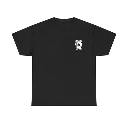 S7VN APPAREL Lucky S7VN Playing Cards Unisex Cotton T-Shirt
