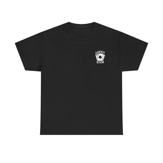 S7VN APPAREL Lucky S7VN Playing Cards Unisex Cotton T-Shirt